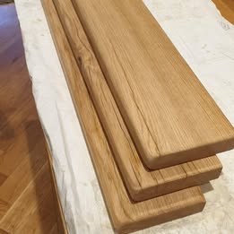 oak shelves  ( floating shelf )