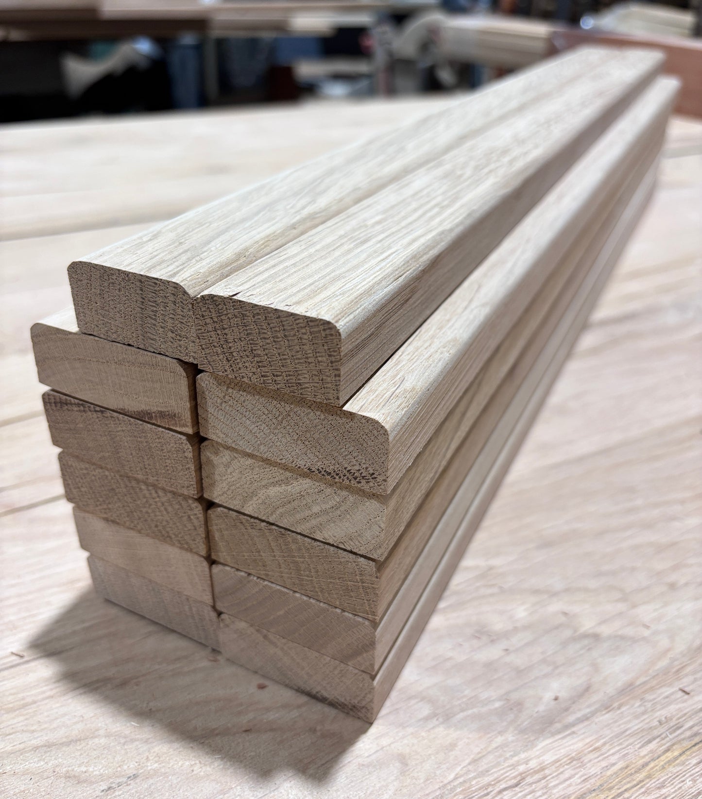 Oak Single Seat Bench Slats